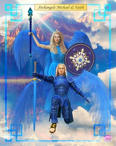 Archangels Michael and Faith 8x10