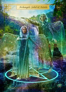 Archangels Soliel and Astrela 5x7