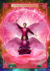 Archangels Christiel and Christyla 5x7
