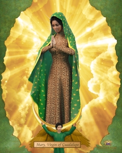 Mary, Virgin of Guadalupe 8x10