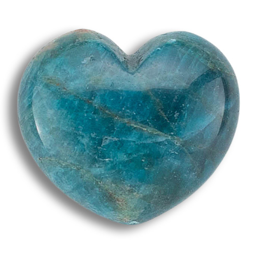 Blue Apatite Heart