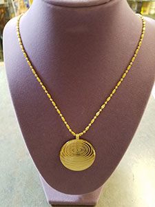 Wellness Pendants - Gold